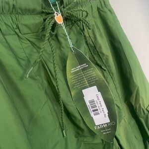 FARM Rio Vibrant Green Cotton Pants